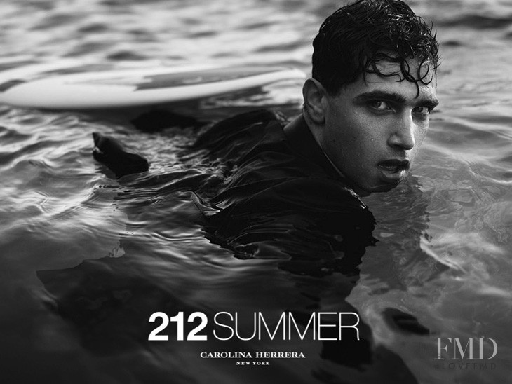 Carolina Herrera 212 Summer Fragrance advertisement for Spring/Summer 2012