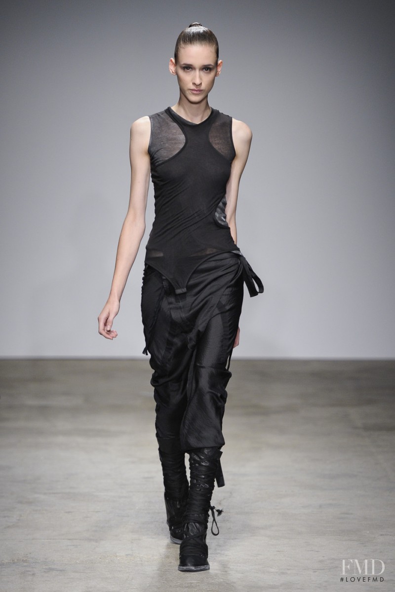 Katja Verheul featured in  the Nicolas Andreas Taralis fashion show for Spring/Summer 2011