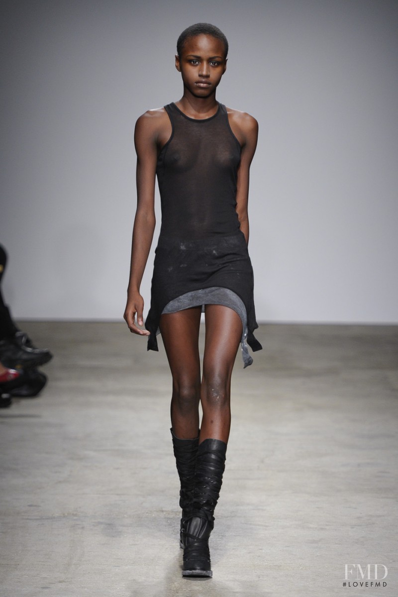 Ashane Rose featured in  the Nicolas Andreas Taralis fashion show for Spring/Summer 2011