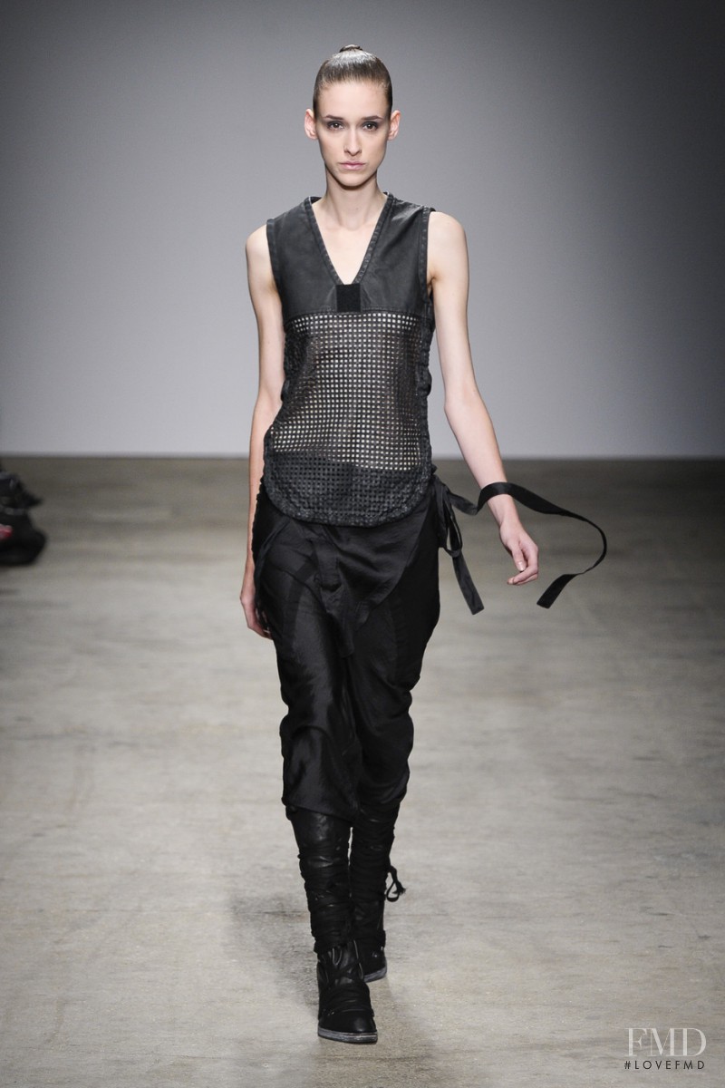 Katja Verheul featured in  the Nicolas Andreas Taralis fashion show for Spring/Summer 2011