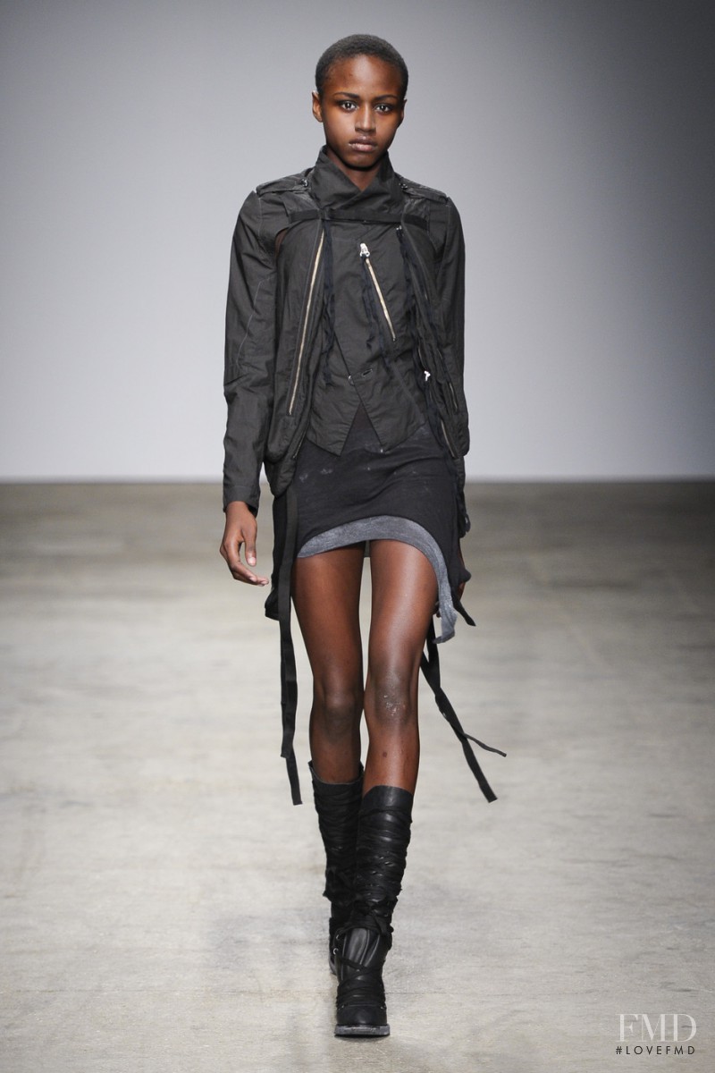 Ashane Rose featured in  the Nicolas Andreas Taralis fashion show for Spring/Summer 2011