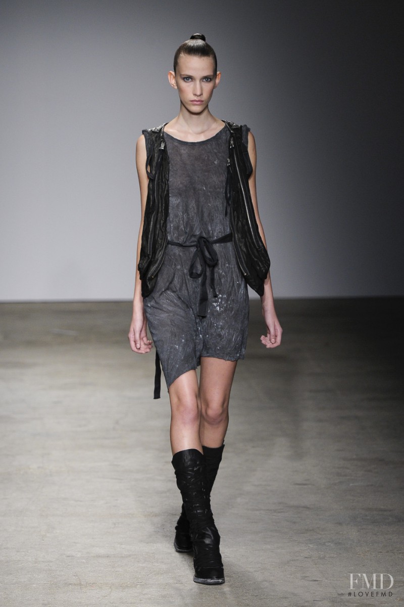 Melinda Szepesi featured in  the Nicolas Andreas Taralis fashion show for Spring/Summer 2011
