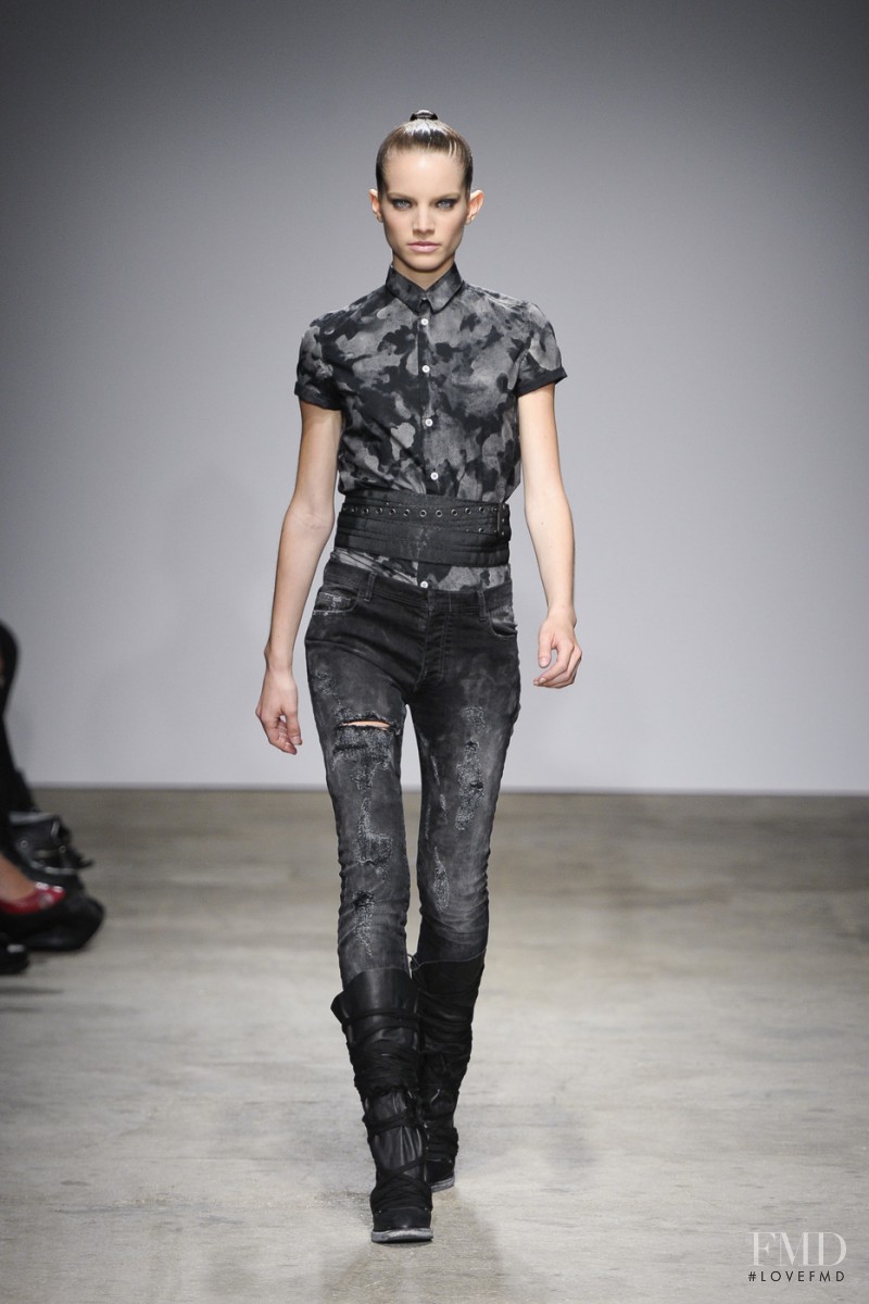 Victoire Maçon-Dauxerre featured in  the Nicolas Andreas Taralis fashion show for Spring/Summer 2011