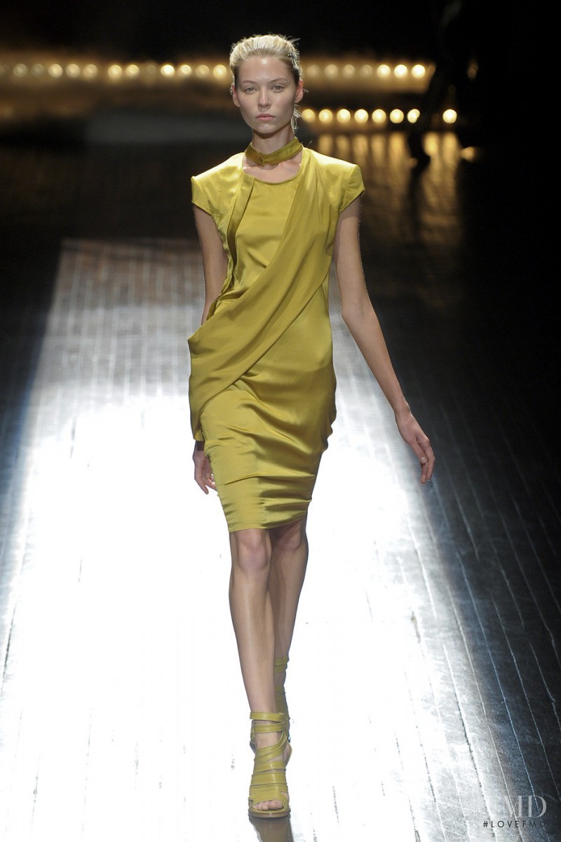 Vika Falileeva featured in  the A.F. Vandevorst fashion show for Spring/Summer 2011