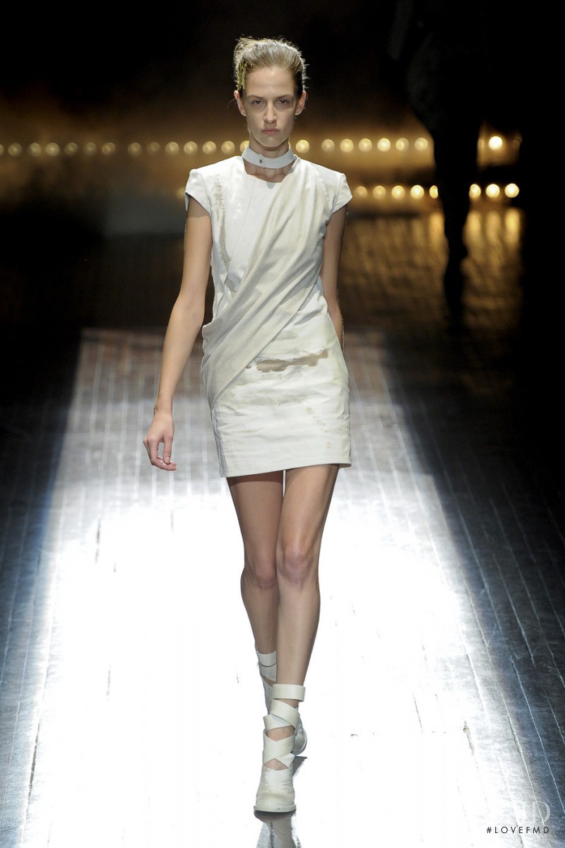 Maria Kashleva featured in  the A.F. Vandevorst fashion show for Spring/Summer 2011