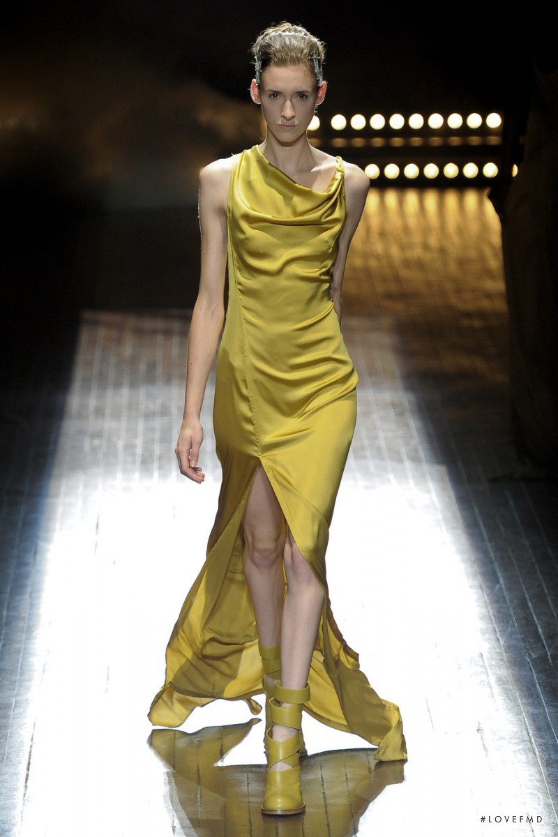 Katja Verheul featured in  the A.F. Vandevorst fashion show for Spring/Summer 2011