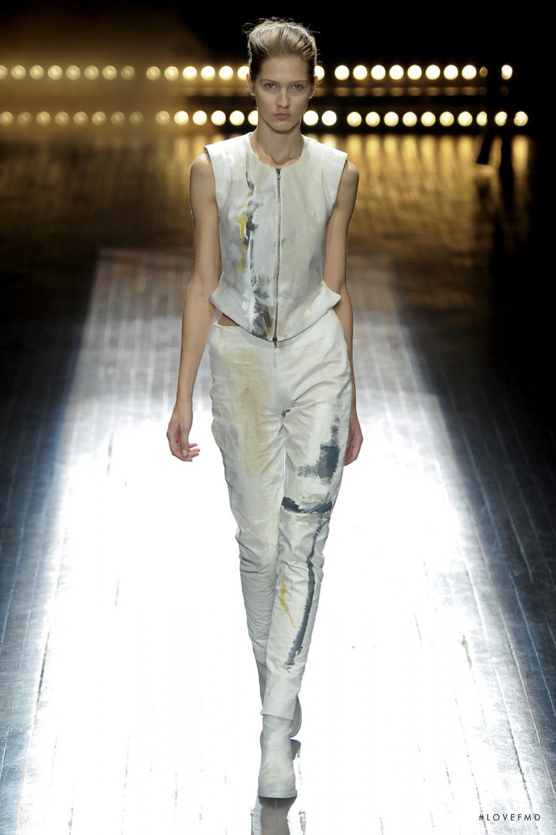 Ana Gilca featured in  the A.F. Vandevorst fashion show for Spring/Summer 2011