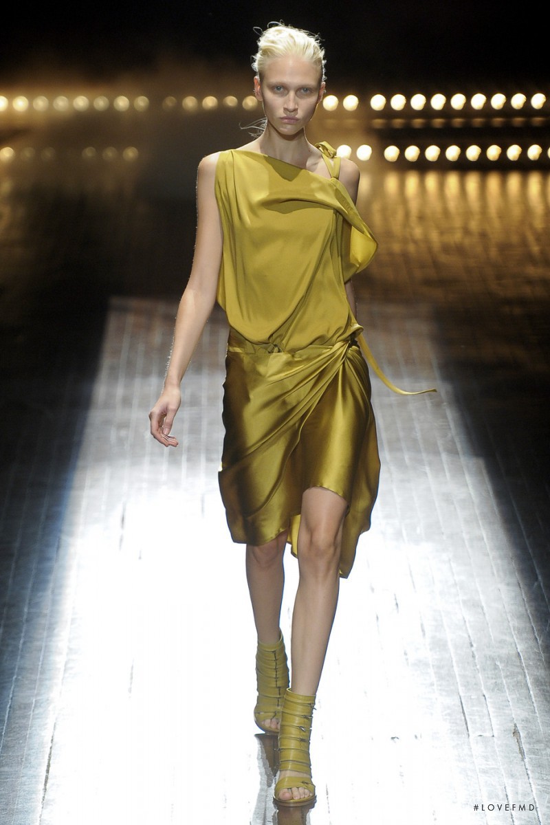 Yulia Lobova featured in  the A.F. Vandevorst fashion show for Spring/Summer 2011