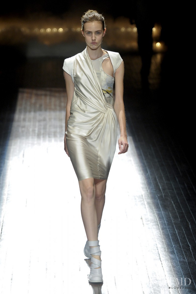 Nastya Karzan featured in  the A.F. Vandevorst fashion show for Spring/Summer 2011
