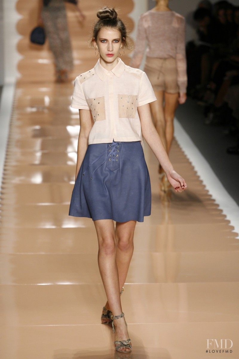 Melinda Szepesi featured in  the Rebecca Taylor fashion show for Spring/Summer 2011