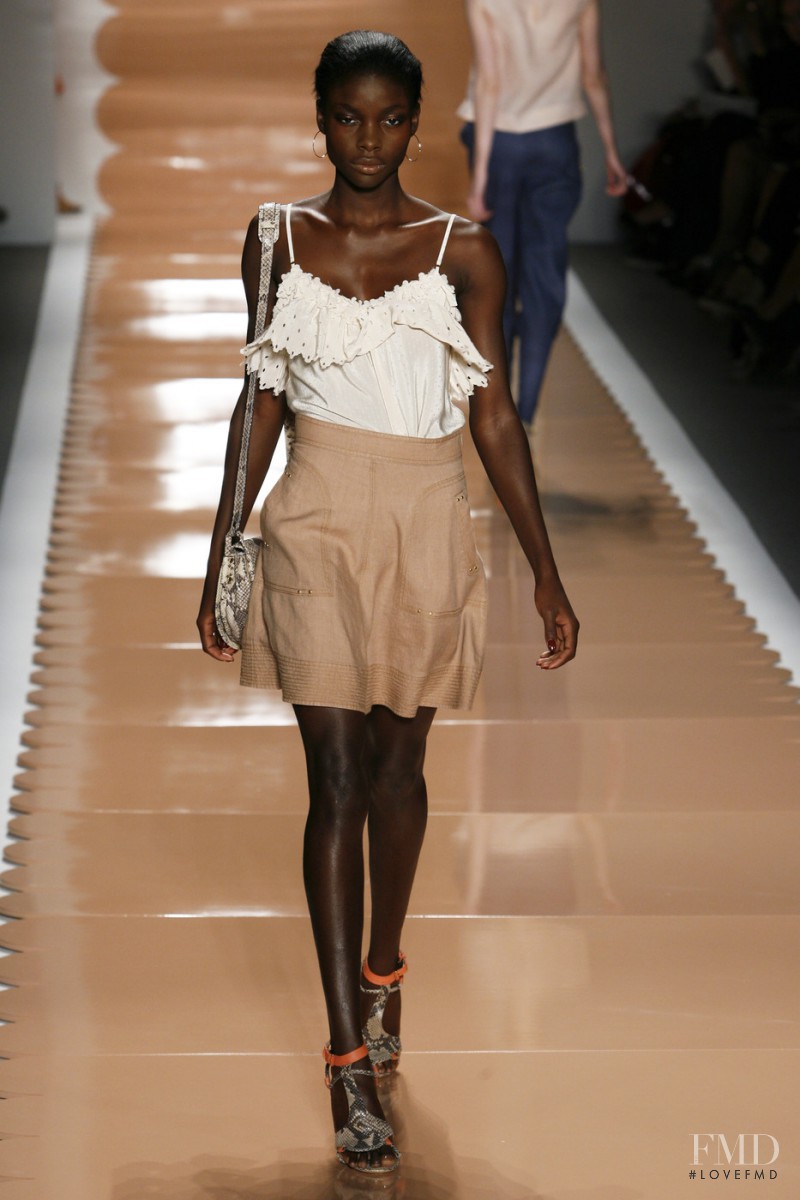 Jeneil Williams featured in  the Rebecca Taylor fashion show for Spring/Summer 2011