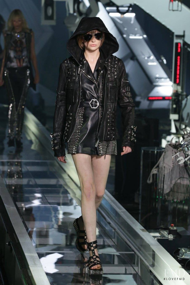 Antonia Wilson featured in  the Philipp Plein fashion show for Spring/Summer 2016