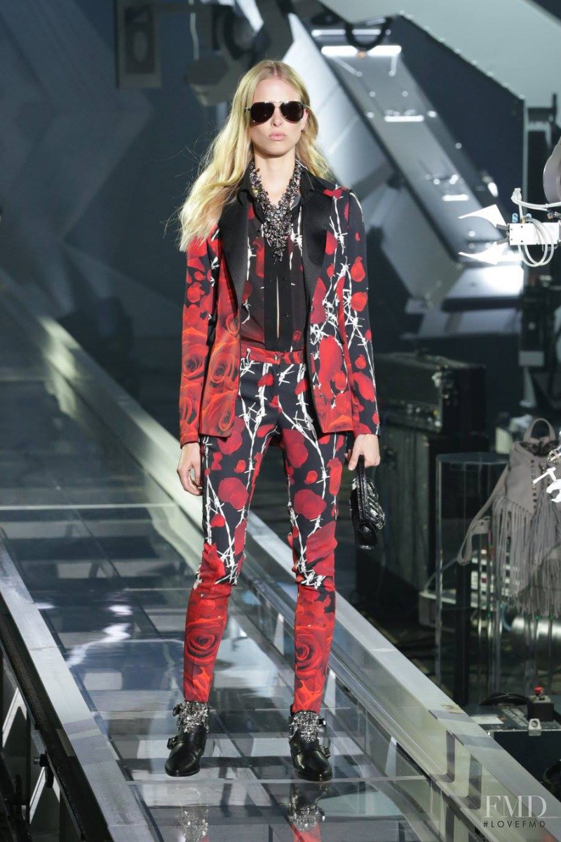 Lina Berg featured in  the Philipp Plein fashion show for Spring/Summer 2016