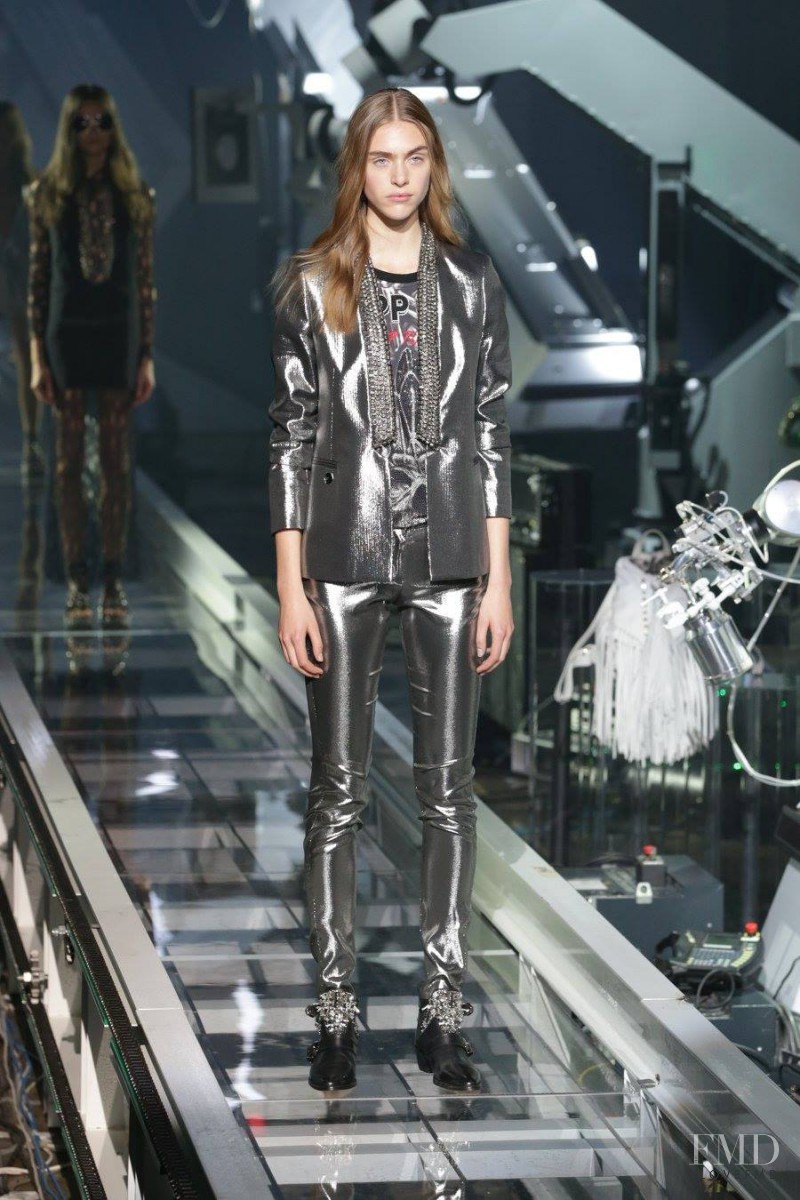 Hedvig Palm featured in  the Philipp Plein fashion show for Spring/Summer 2016
