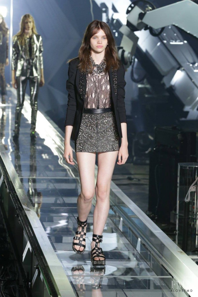 Stella Lucia featured in  the Philipp Plein fashion show for Spring/Summer 2016