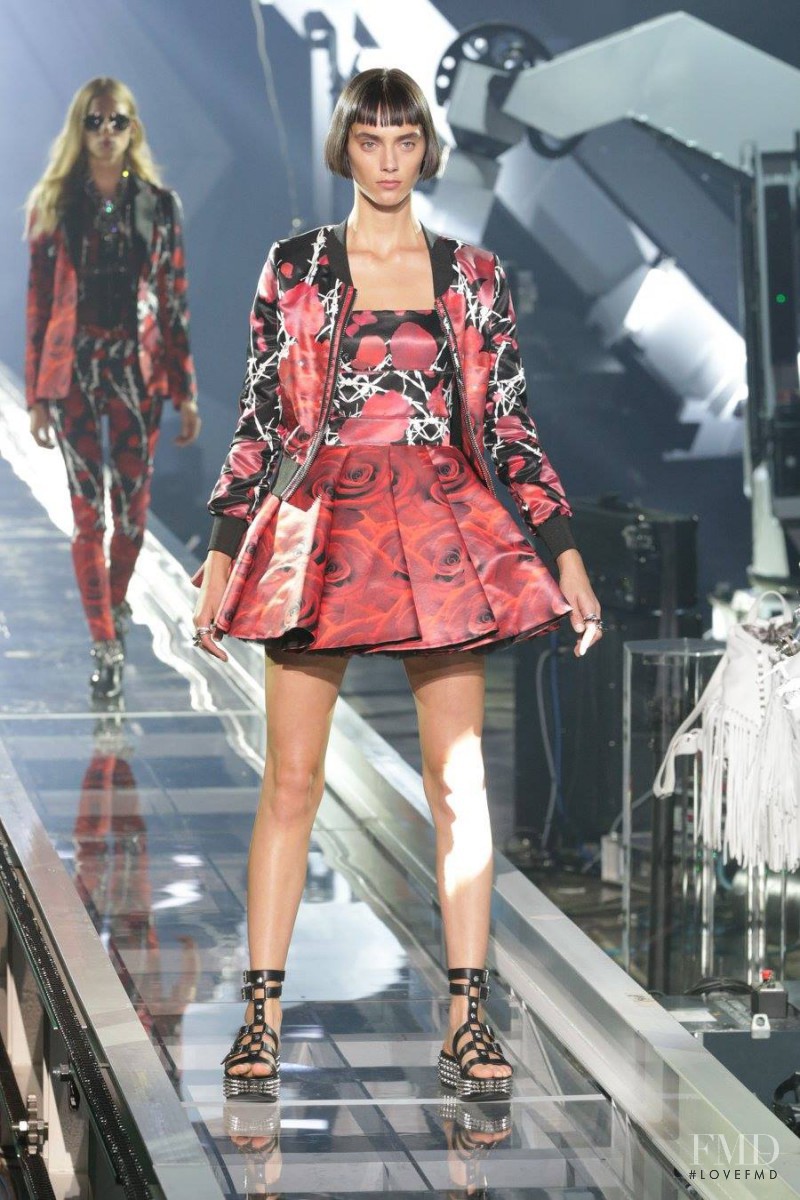 Agnes Sokolowska featured in  the Philipp Plein fashion show for Spring/Summer 2016