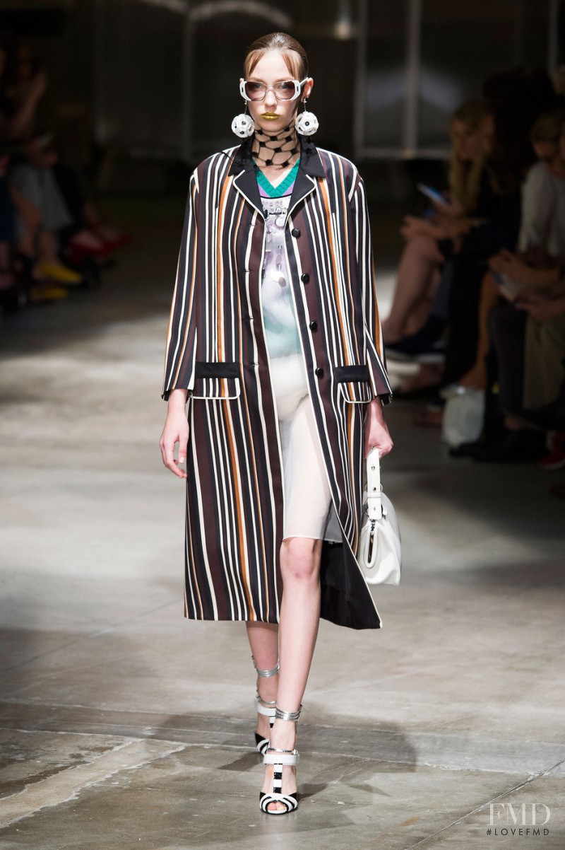 Ala Sekula featured in  the Prada fashion show for Spring/Summer 2016