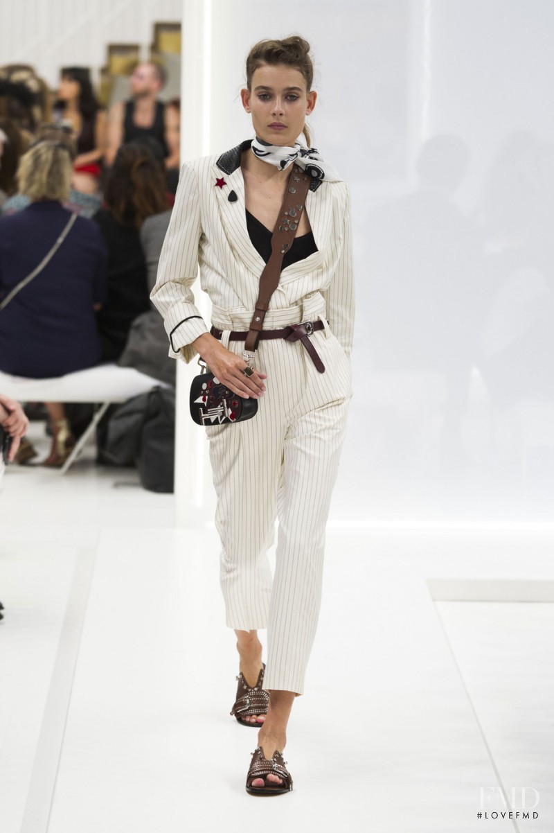 Vera Van Erp featured in  the Tod\'s fashion show for Spring/Summer 2016