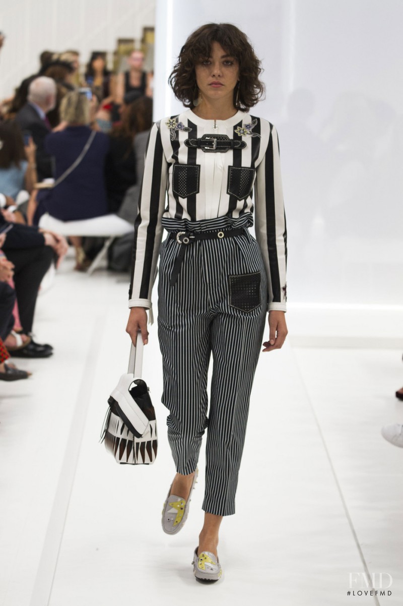 Steffy Argelich featured in  the Tod\'s fashion show for Spring/Summer 2016