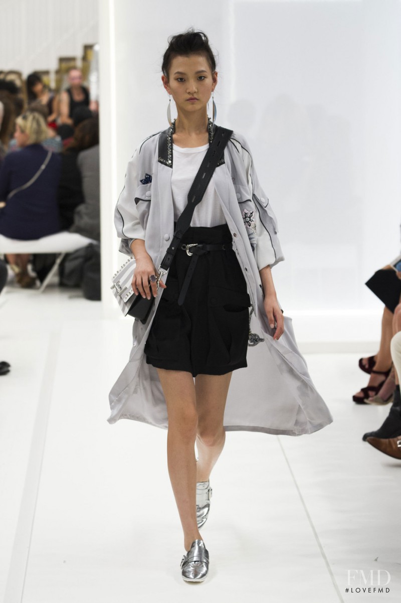 Wangy Xinyu featured in  the Tod\'s fashion show for Spring/Summer 2016