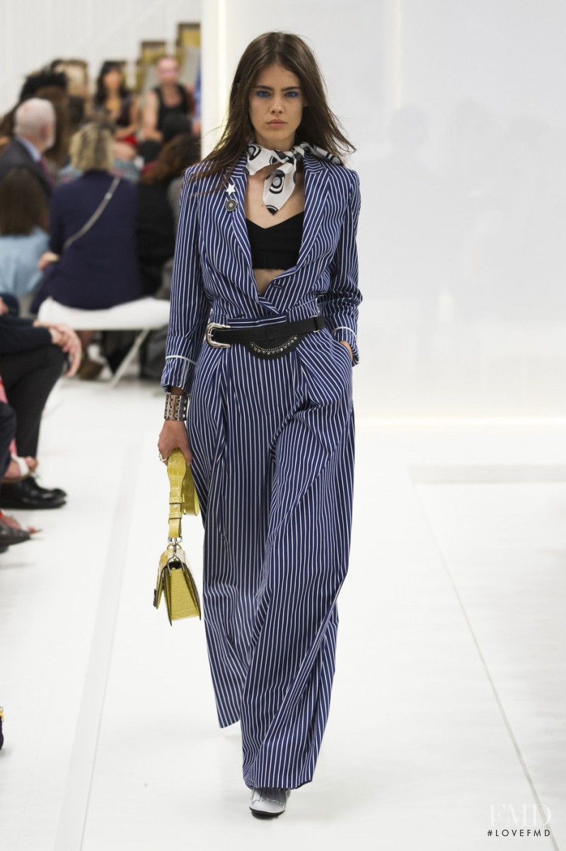 Taja Feistner featured in  the Tod\'s fashion show for Spring/Summer 2016