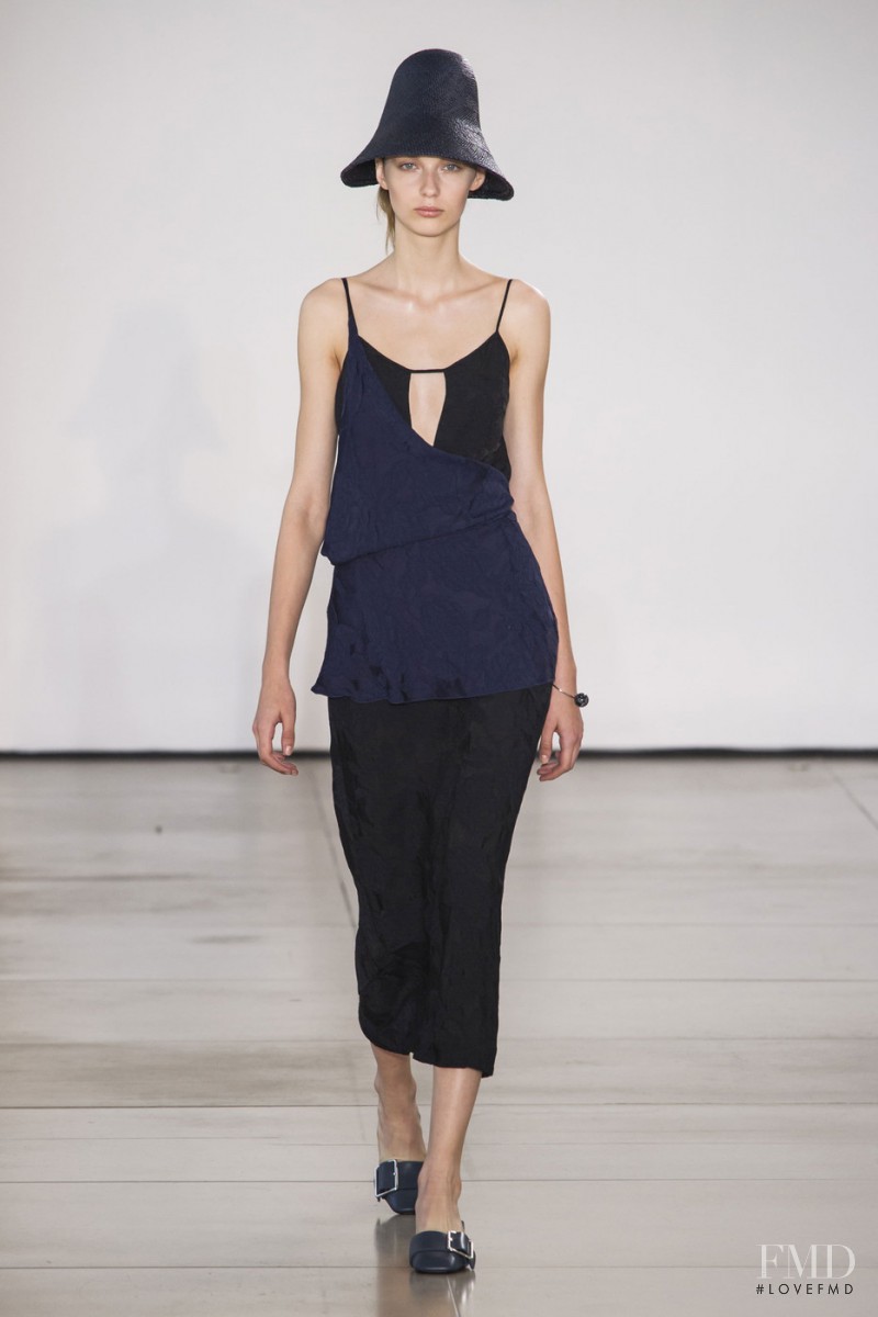 Ala Sekula featured in  the Jil Sander fashion show for Spring/Summer 2016