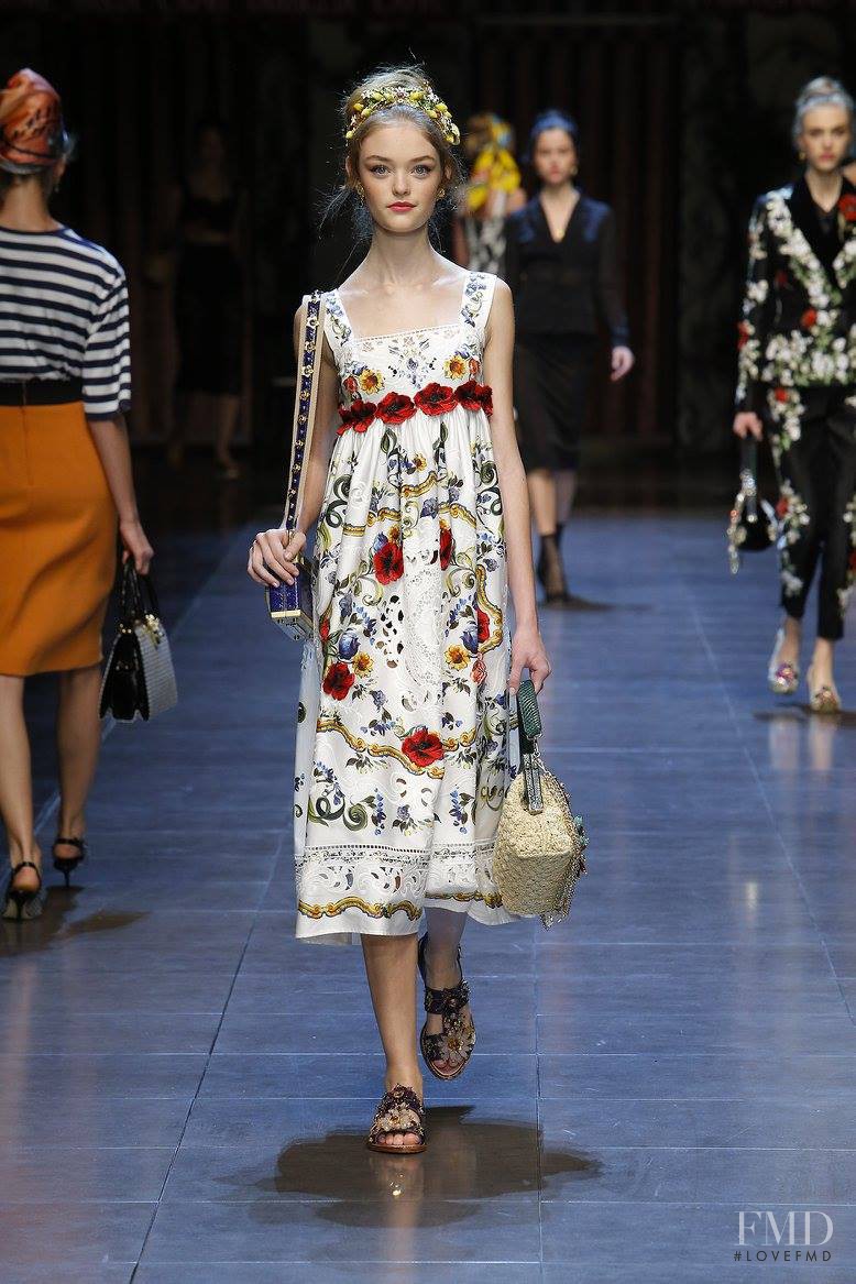 Willow Hand featured in  the Dolce & Gabbana fashion show for Spring/Summer 2016