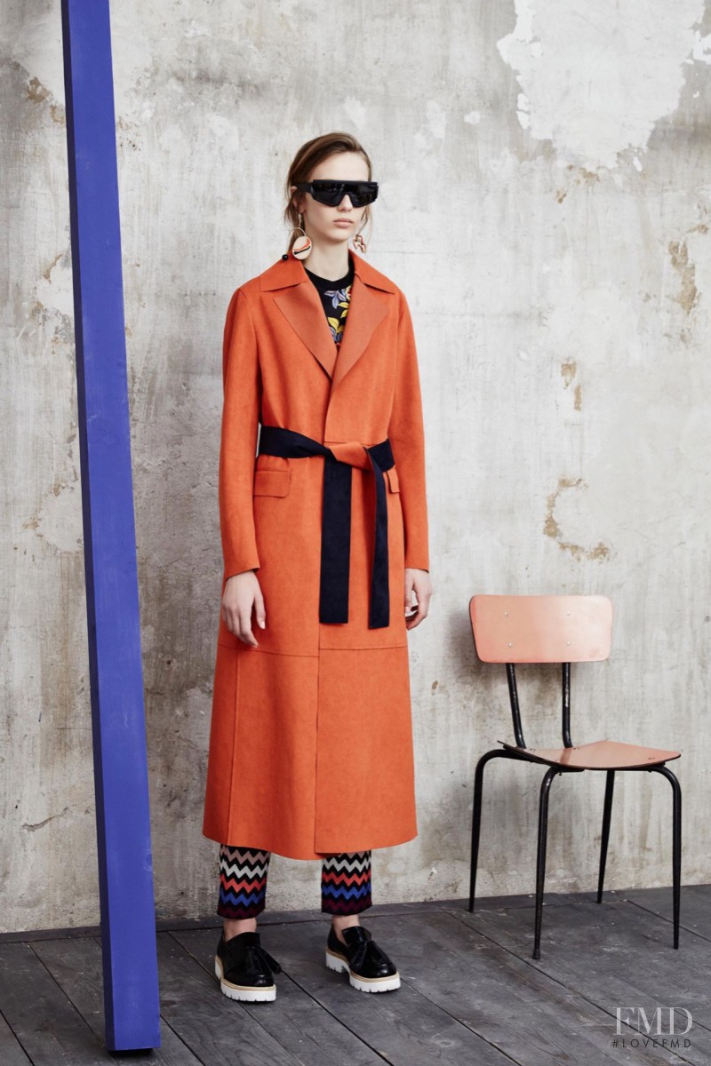 Ala Sekula featured in  the MSGM lookbook for Resort 2016