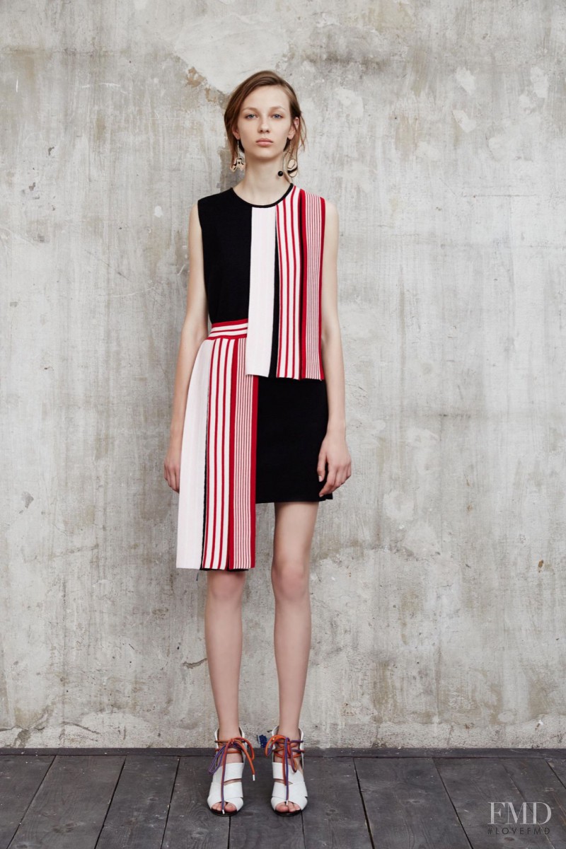 Ala Sekula featured in  the MSGM lookbook for Resort 2016