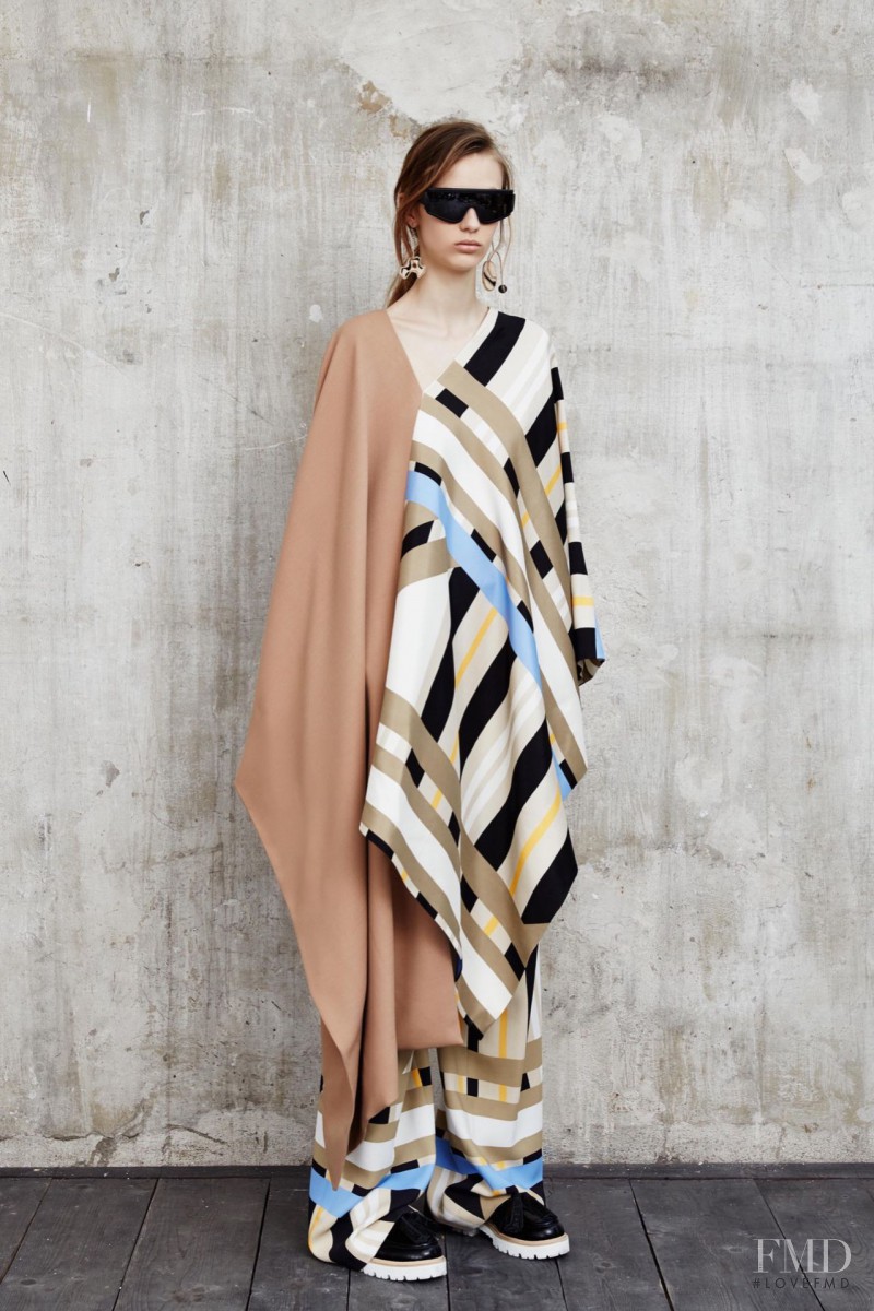 Ala Sekula featured in  the MSGM lookbook for Resort 2016