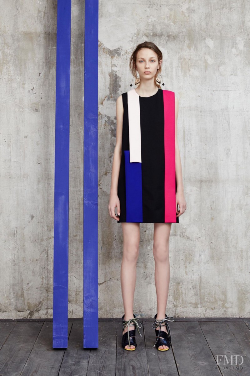 Ala Sekula featured in  the MSGM lookbook for Resort 2016