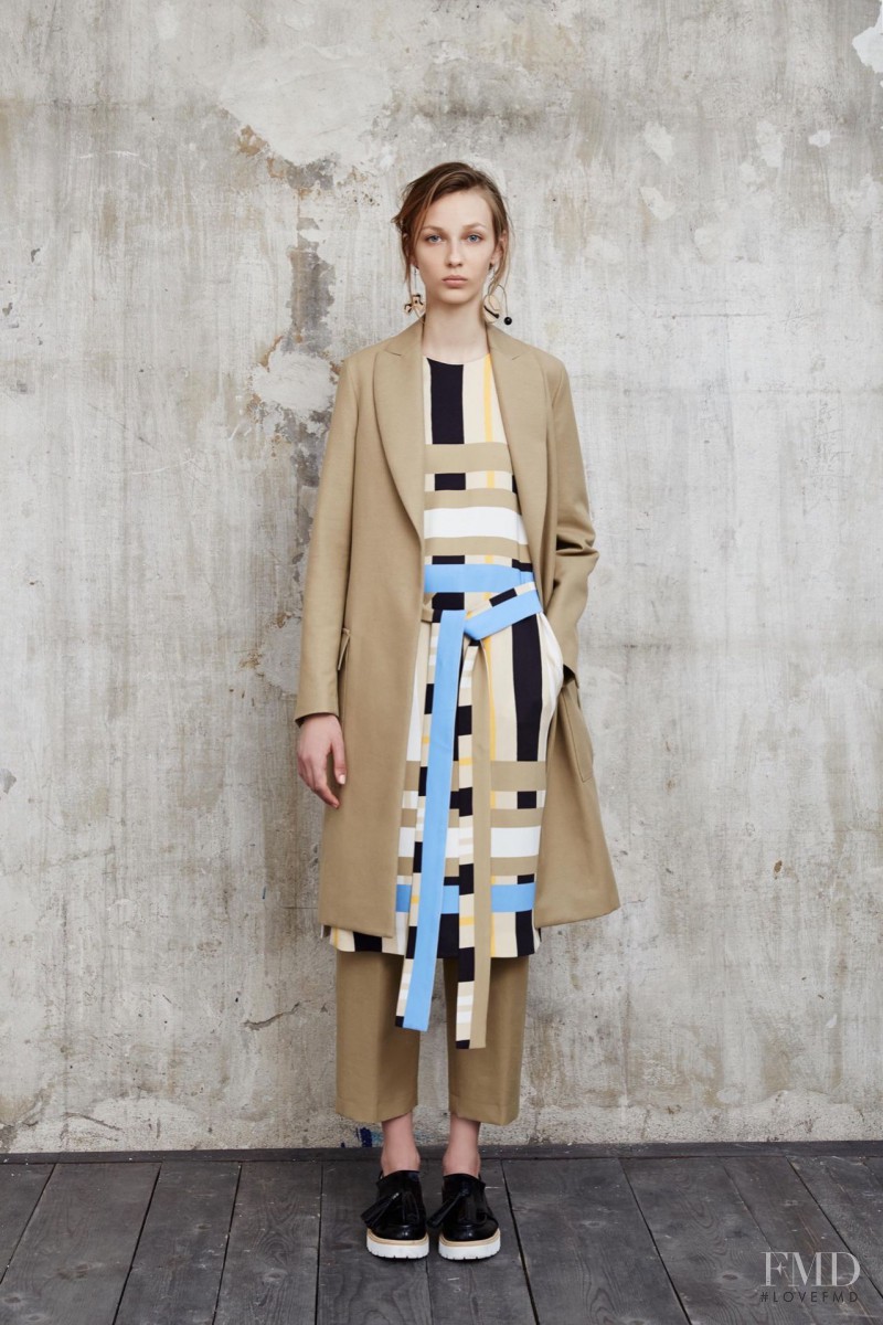 Ala Sekula featured in  the MSGM lookbook for Resort 2016