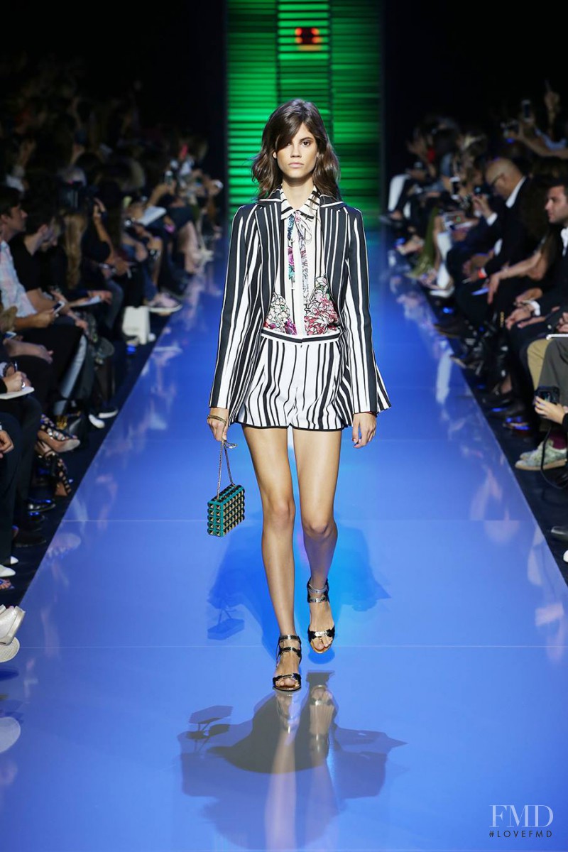Antonina Petkovic featured in  the Elie Saab fashion show for Spring/Summer 2016