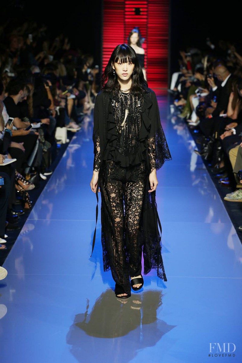 So Ra Choi featured in  the Elie Saab fashion show for Spring/Summer 2016