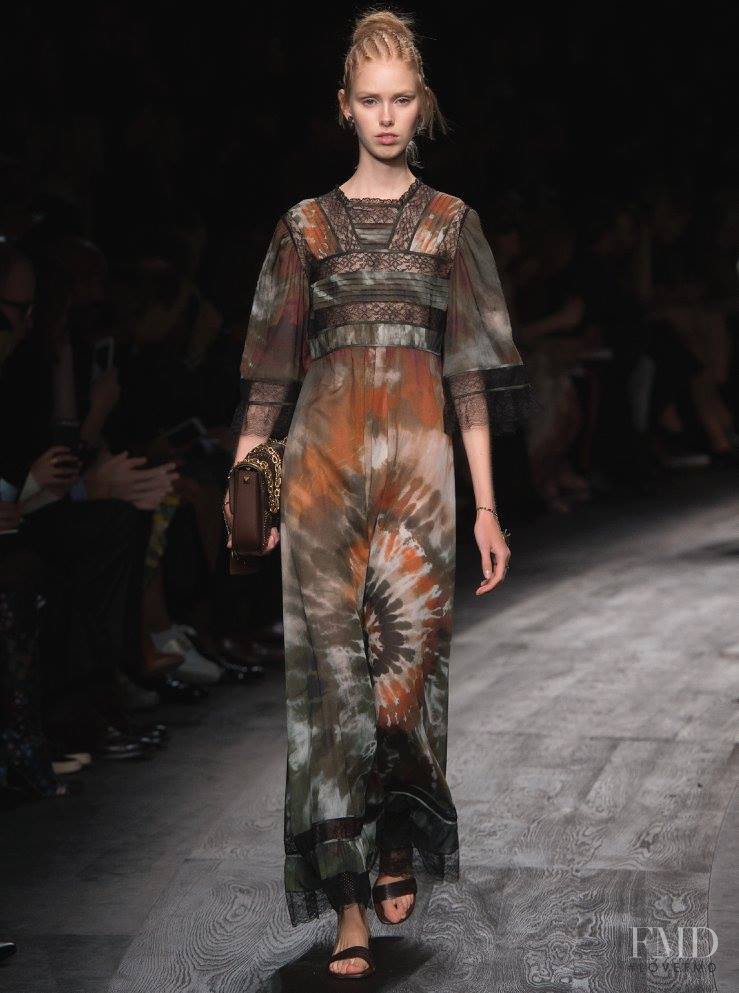 Lululeika Ravn Liep featured in  the Valentino fashion show for Spring/Summer 2016