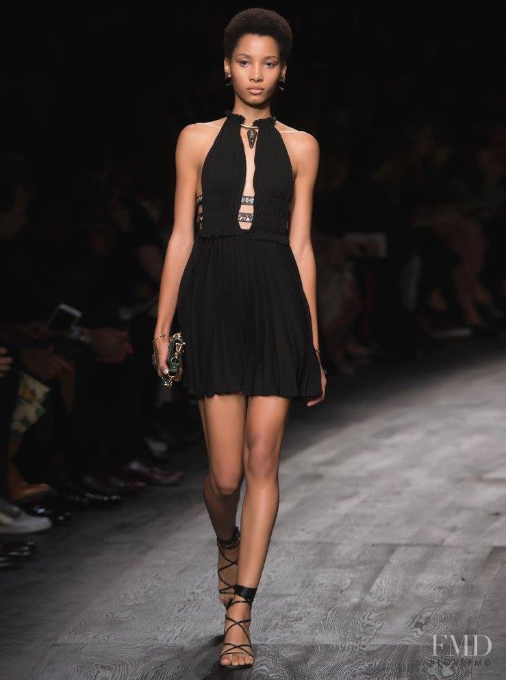 Lineisy Montero featured in  the Valentino fashion show for Spring/Summer 2016