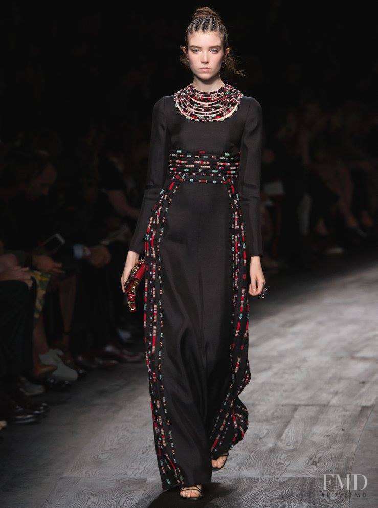 Grace Hartzel featured in  the Valentino fashion show for Spring/Summer 2016