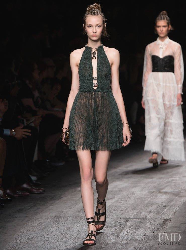 Ala Sekula featured in  the Valentino fashion show for Spring/Summer 2016