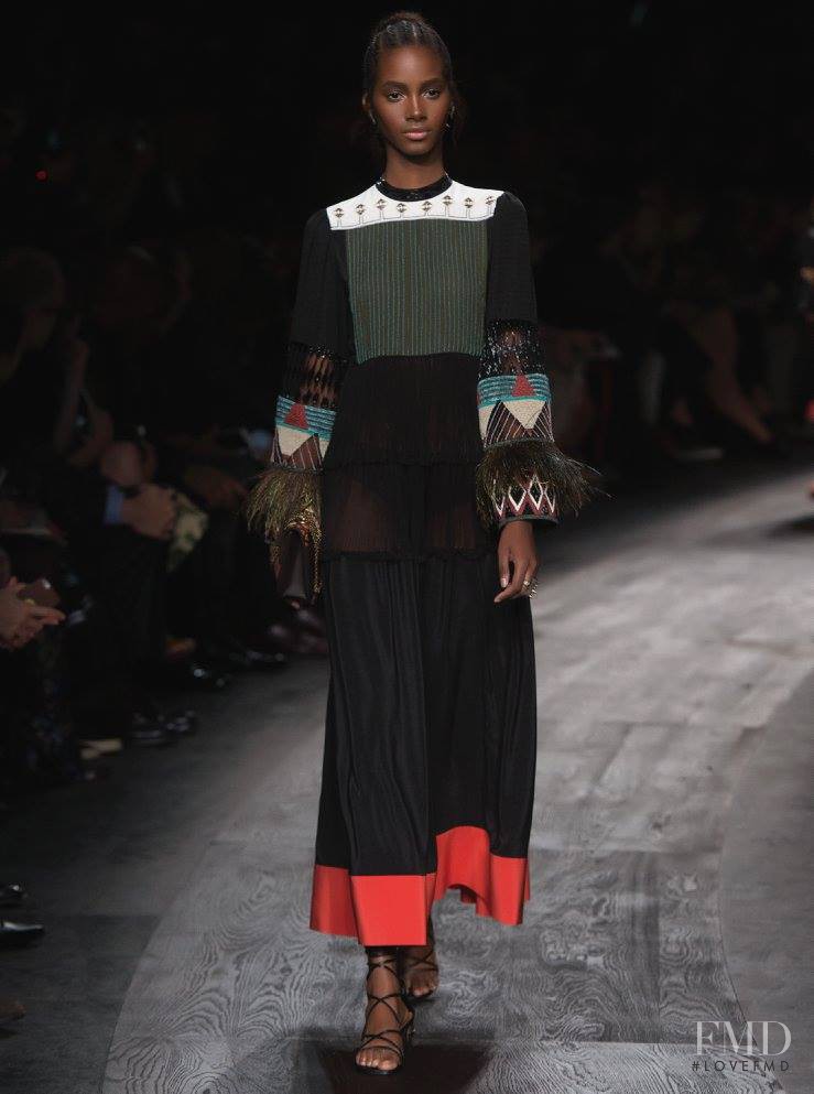 Tami Williams featured in  the Valentino fashion show for Spring/Summer 2016