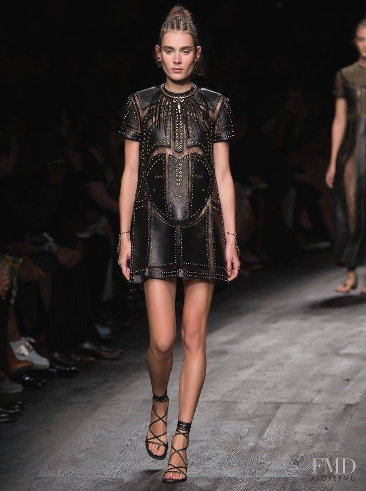 Vera Van Erp featured in  the Valentino fashion show for Spring/Summer 2016