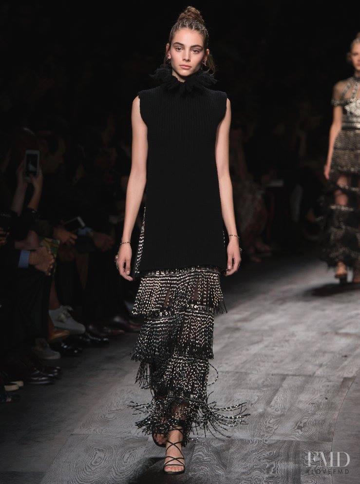 Romy Schönberger featured in  the Valentino fashion show for Spring/Summer 2016