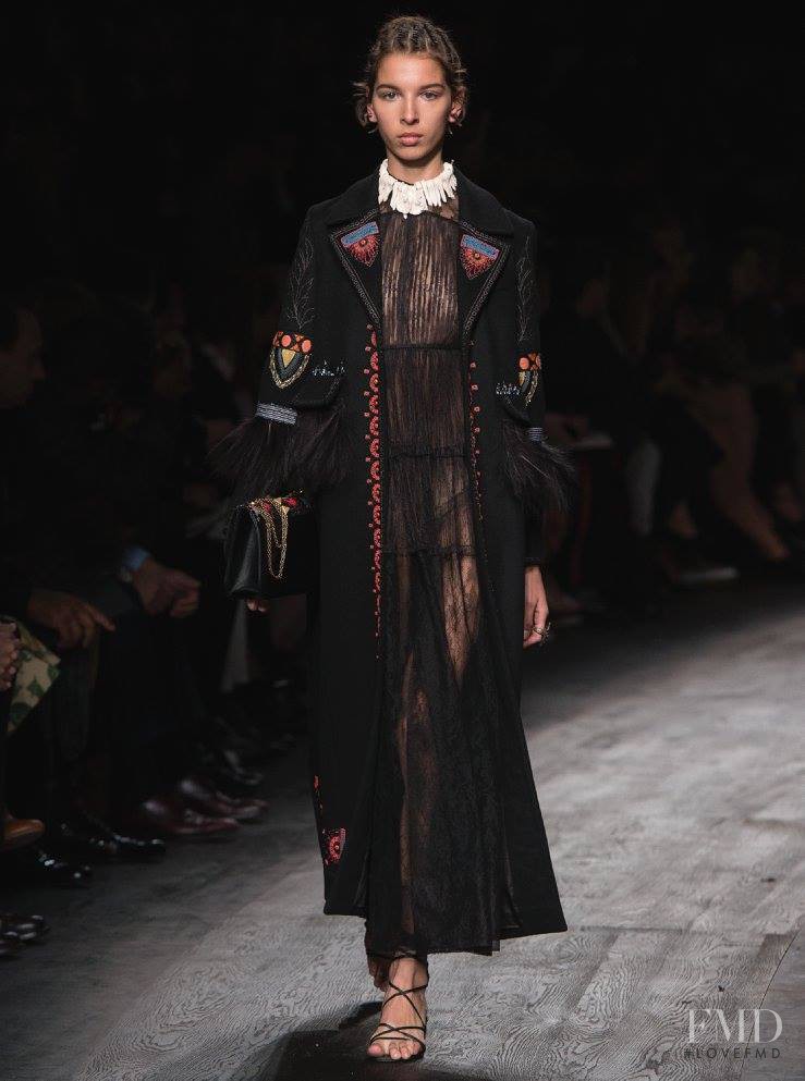 Alice Metza featured in  the Valentino fashion show for Spring/Summer 2016