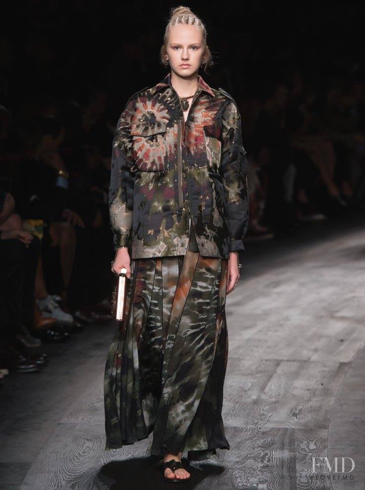 Paula Galecka featured in  the Valentino fashion show for Spring/Summer 2016