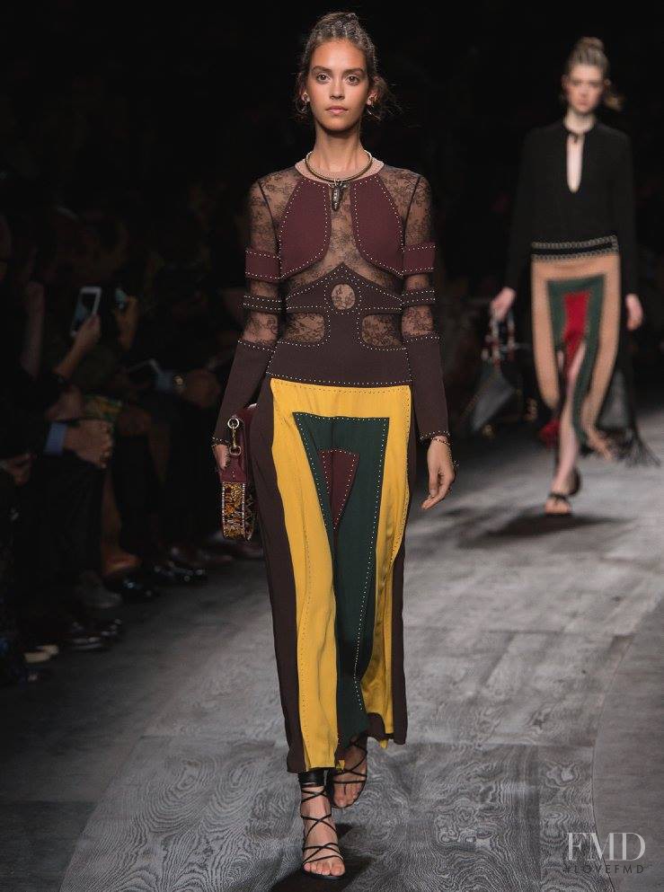 Nirvana Naves featured in  the Valentino fashion show for Spring/Summer 2016