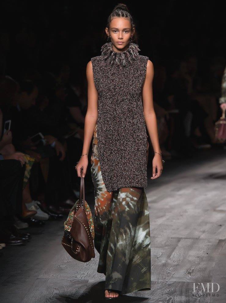 Binx Walton featured in  the Valentino fashion show for Spring/Summer 2016