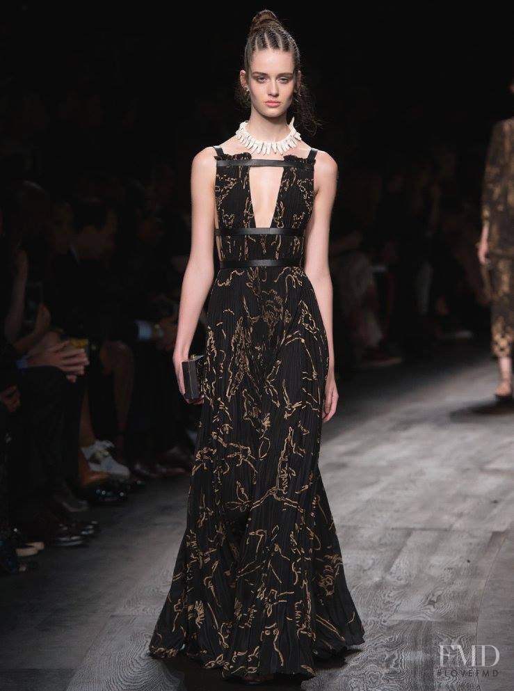 Thyra van Daalen featured in  the Valentino fashion show for Spring/Summer 2016