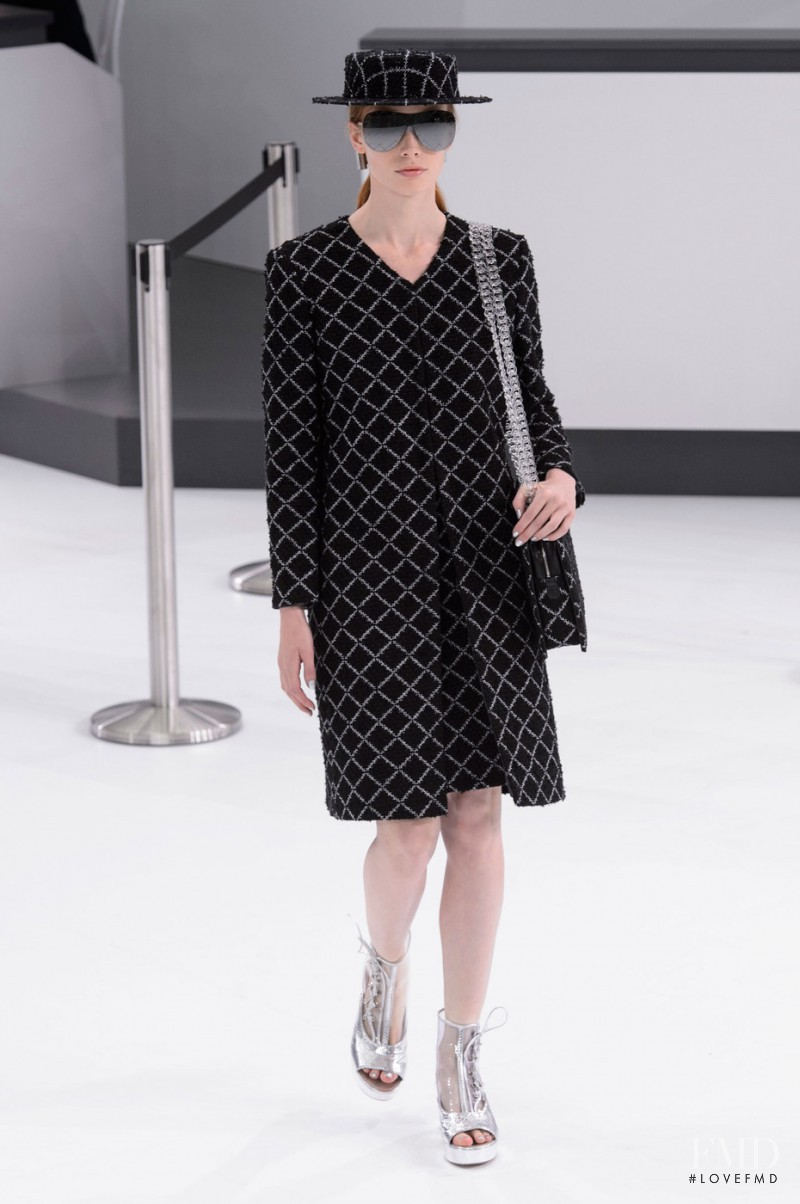 Julia Hafstrom featured in  the Chanel fashion show for Spring/Summer 2016