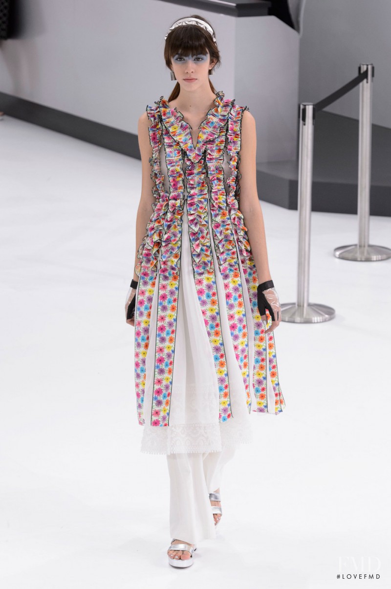 Mayka Merino featured in  the Chanel fashion show for Spring/Summer 2016