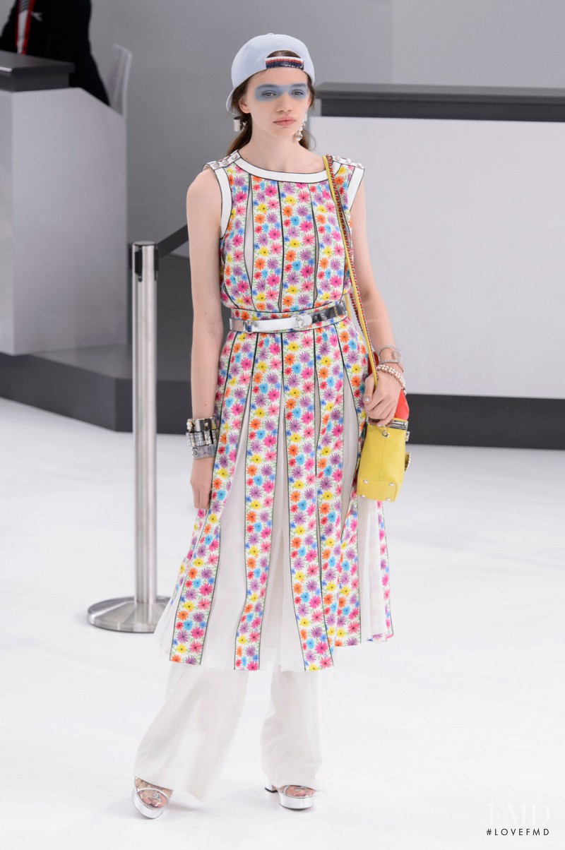 Stella Lucia featured in  the Chanel fashion show for Spring/Summer 2016