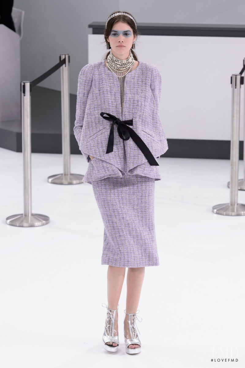 Vanessa Moody featured in  the Chanel fashion show for Spring/Summer 2016